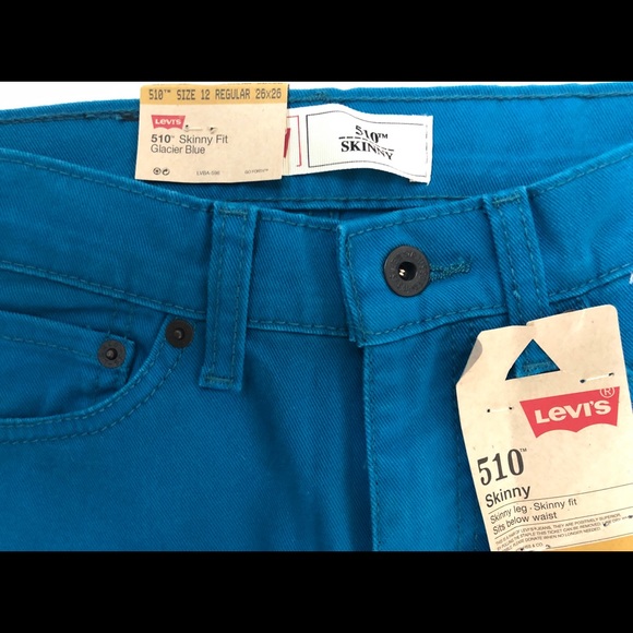 NWT Levi's 510 Skinny Denim Jeans Boys Size W12 - Picture 5 of 6